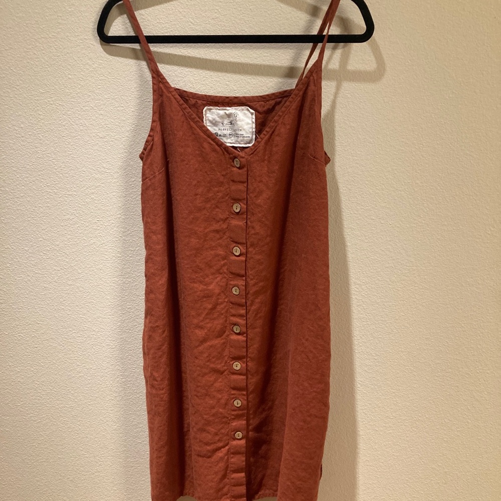 Not perfect linen Langley Mini dress NEW